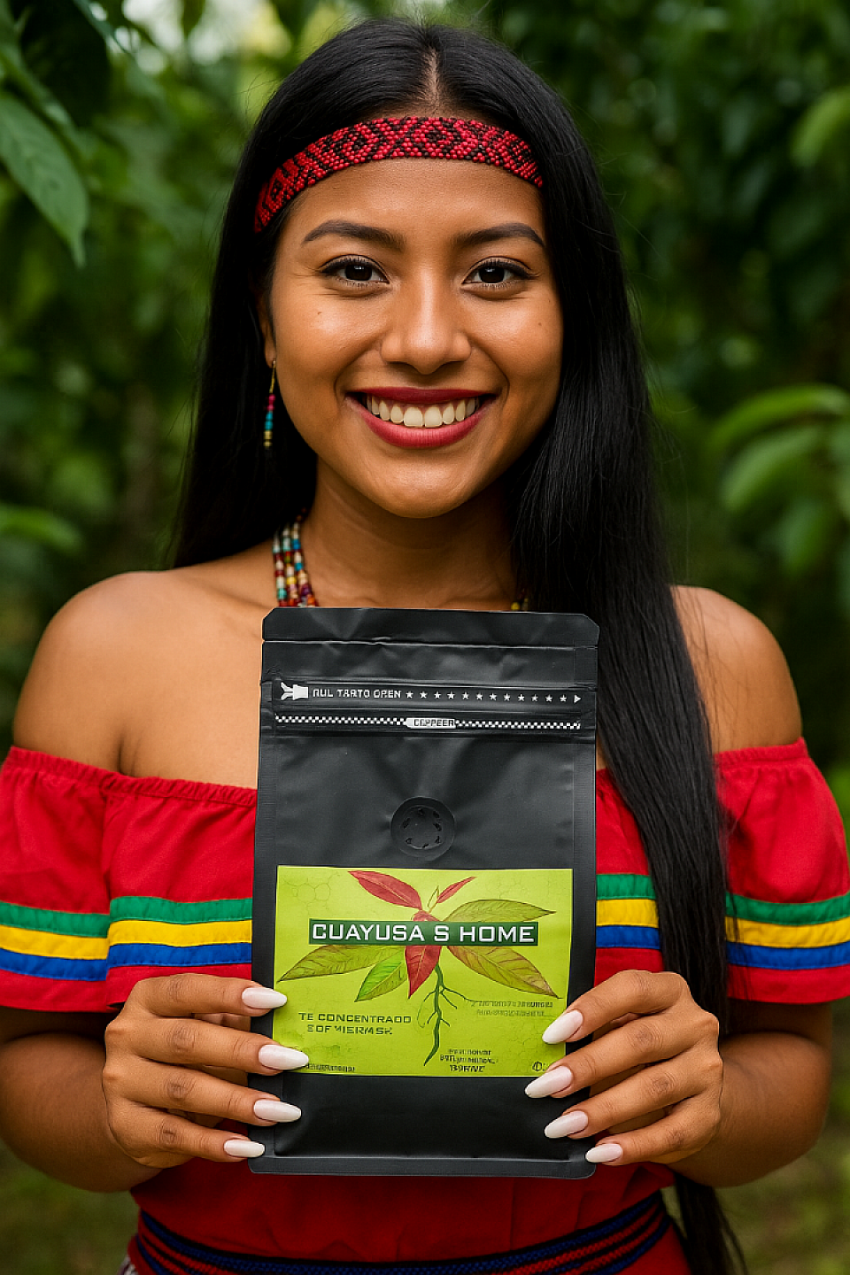 Té concentrado de guayusa. Rinde 25 litros. Medicina y energía de nuestros ancestros. Tena - Napo - Ecuador